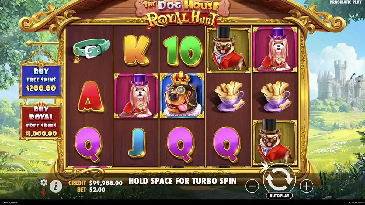 Игровой автомат The Dog House – Royal Hunt