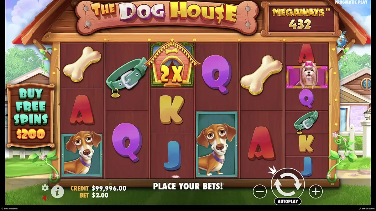 О демо игре The Dog House Megaways