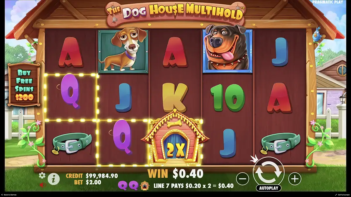 Выплаты в the Dog house multihold
