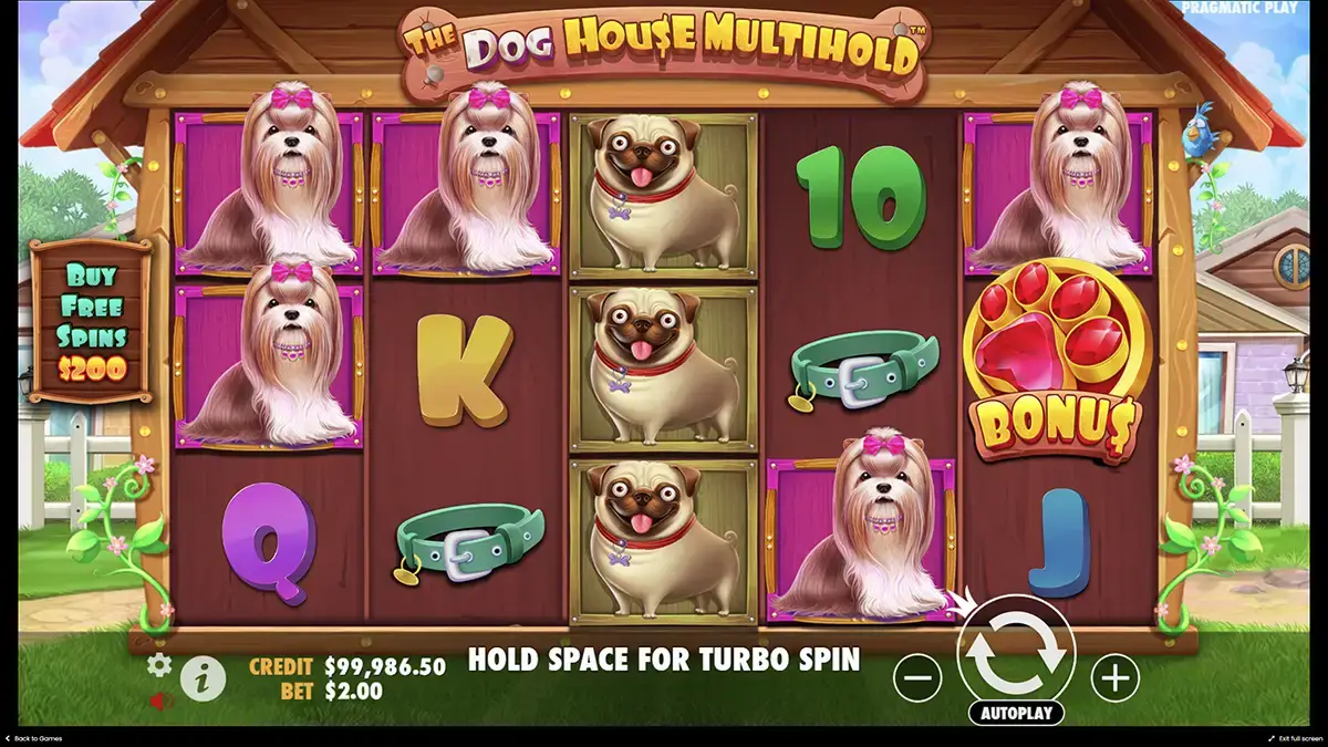 Бонусы для игроков the Dog house multihold