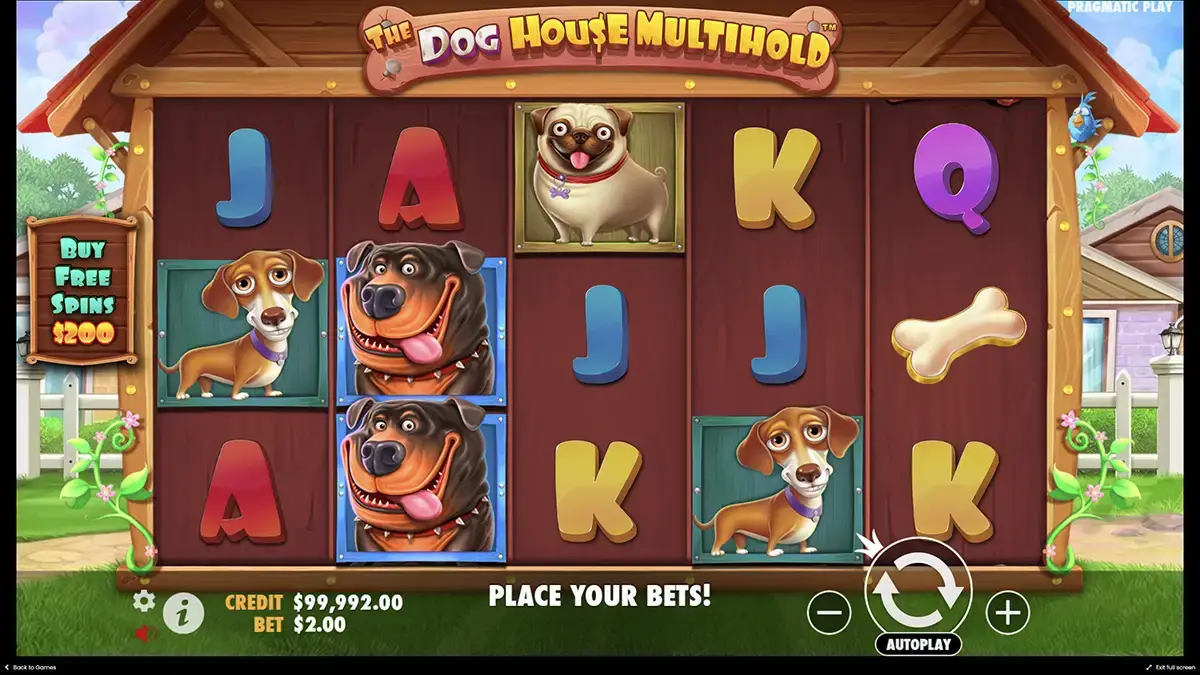 Чем привлекателен слот The Dog House Multihold